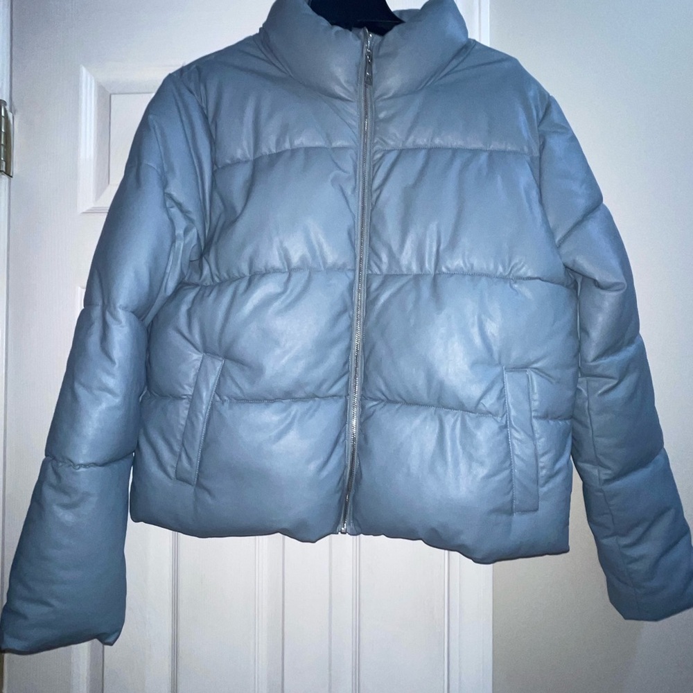 Vigoss Light Blue Puffer Jacket